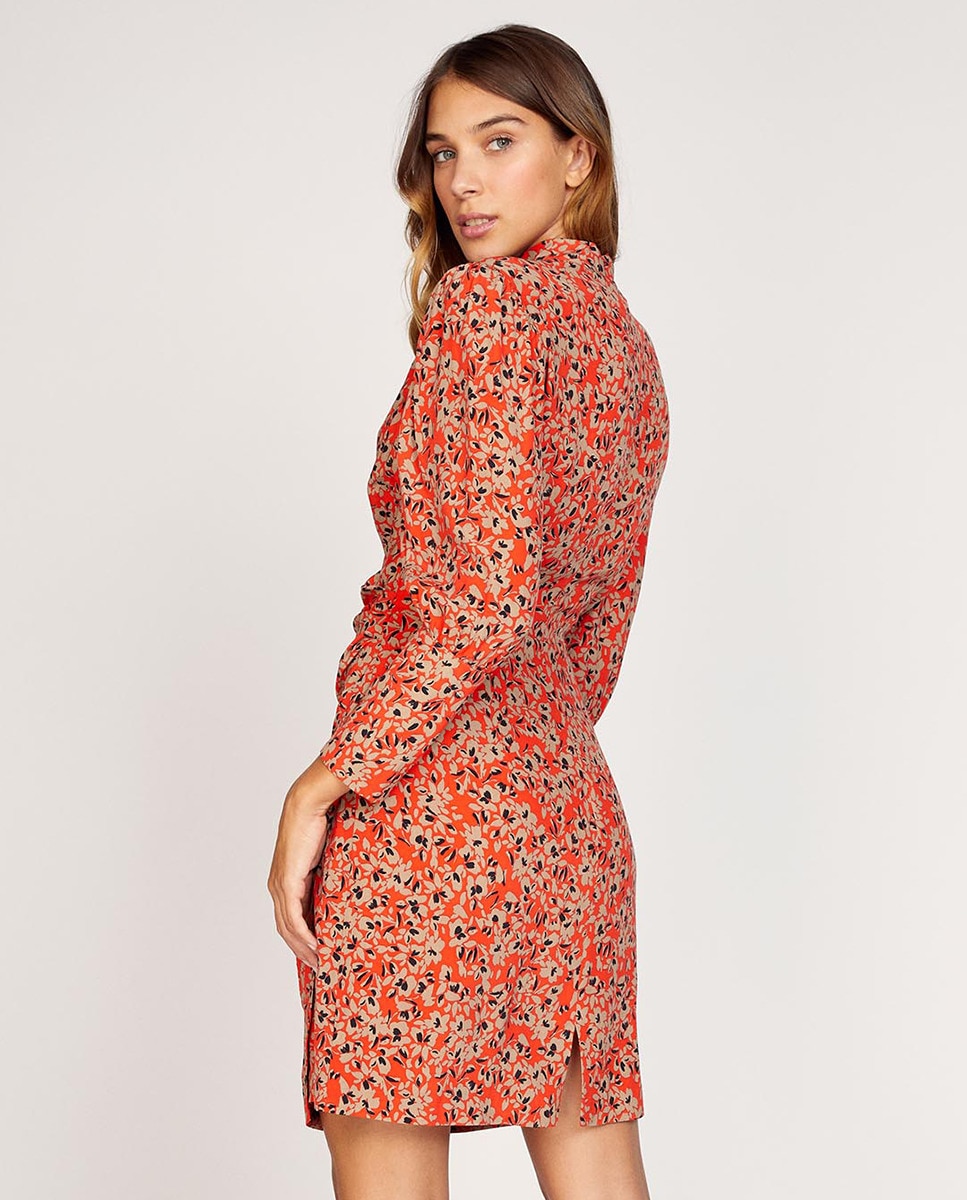 Robe Chinoise Traditionnelle Cheongsam - Imprimé Dragon Phénix, Manches Courtes Pour Occasions Spéciales