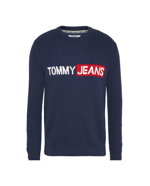 tommy jeans logo sweater