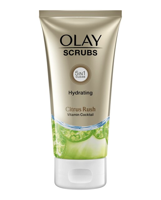 Olay – Exfoliante suave Hydrating Scrub con extrato de cítricos Olay.