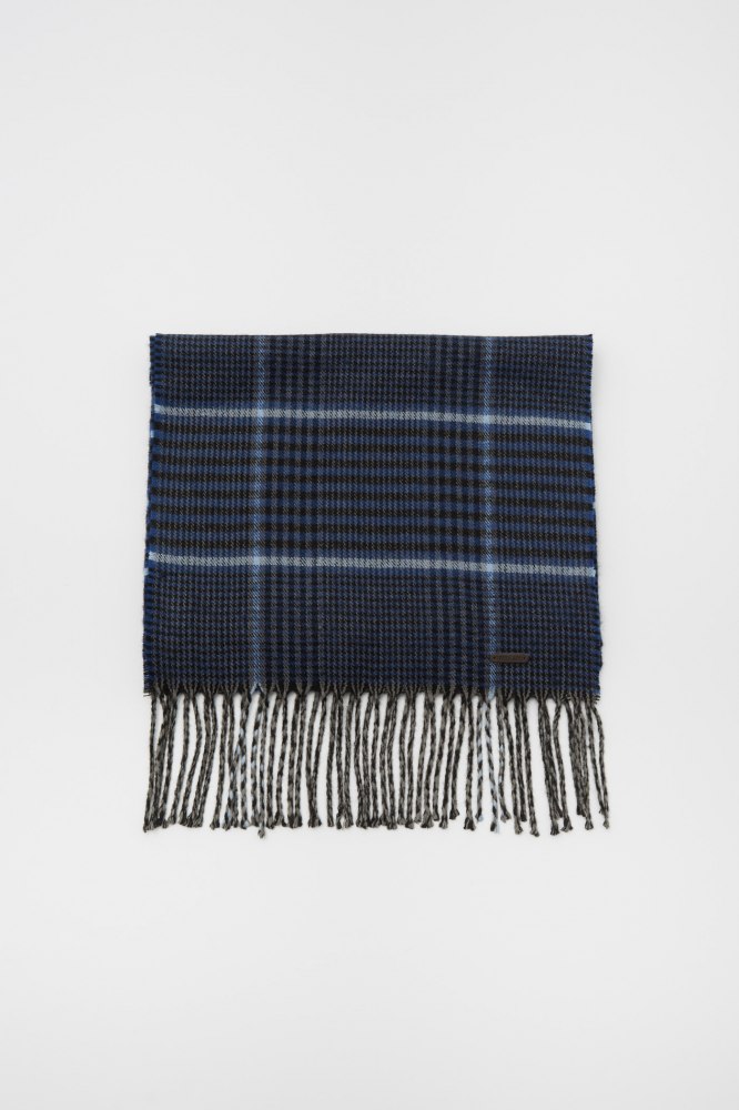 bufanda cuadros escoceses hombre