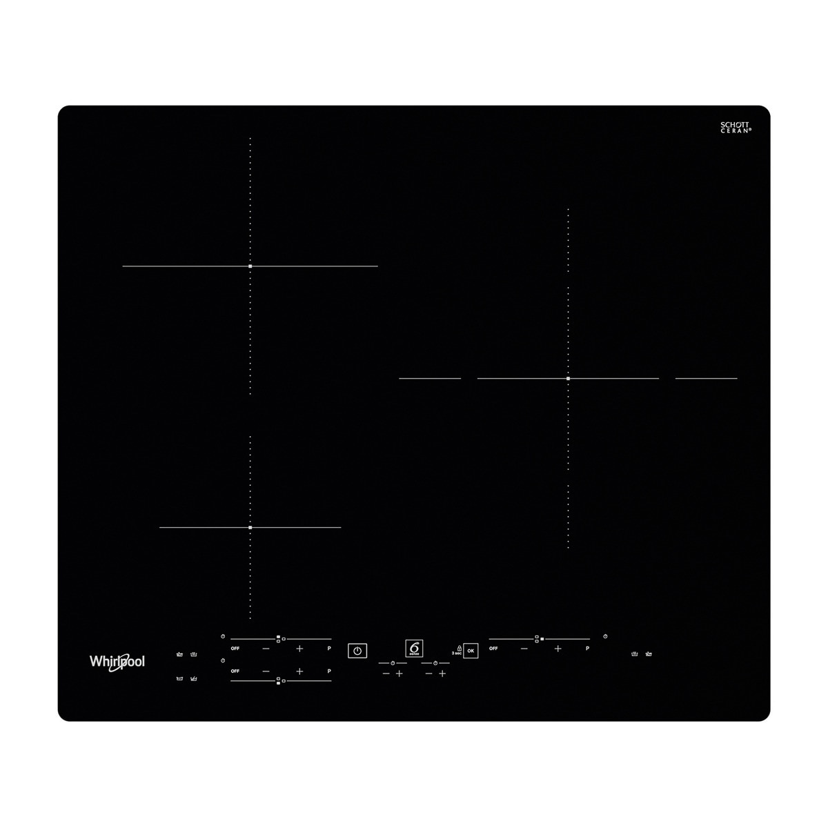 Whirlpool – Placa inducción Whirlpool 6th Sense – WS B4760 NE.