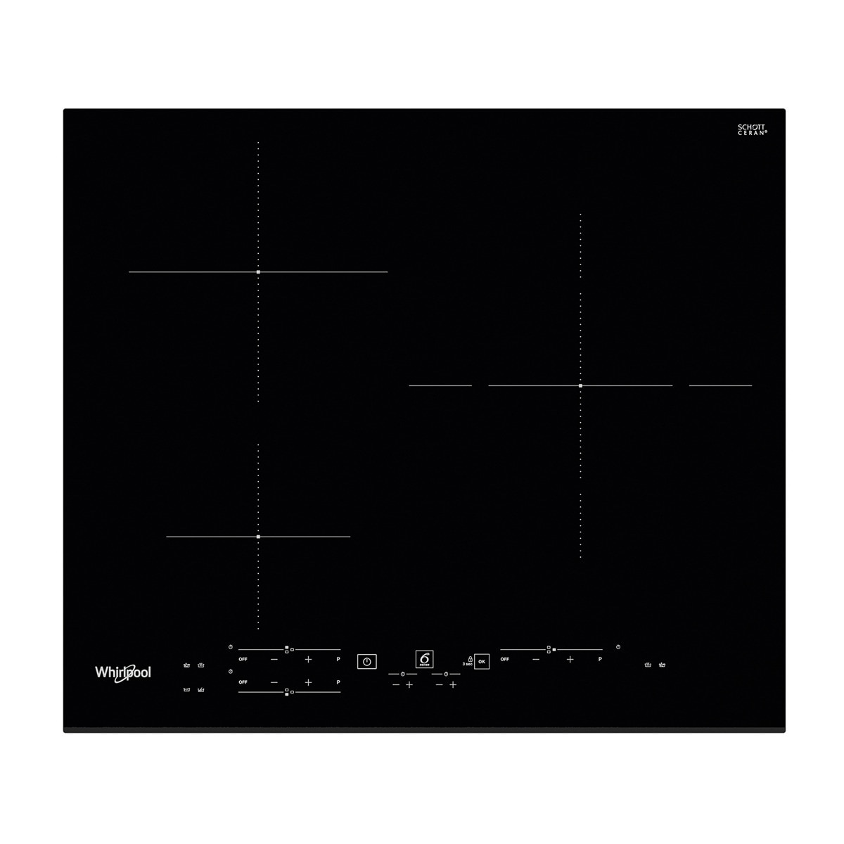 Whirlpool – Placa inducción Whirlpool 6th Sense – WS B2360 BF.