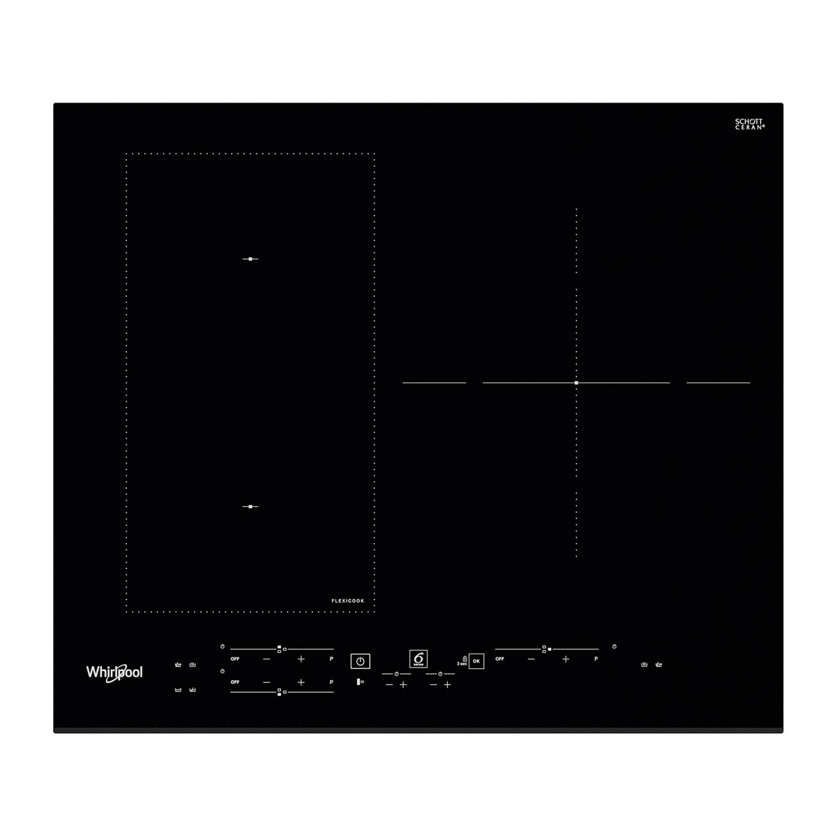 Whirlpool – Placa inducción Whirlpool Flexi Cook – WL B2760 BF.