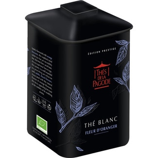 THES DE LA PAGODE Edition Prestige organic orange blossom white tea tin 100 g