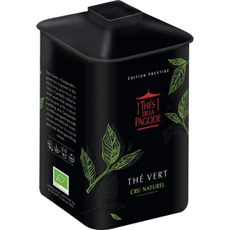 THES DE LA PAGODE Organic natural green tea tin 100 g