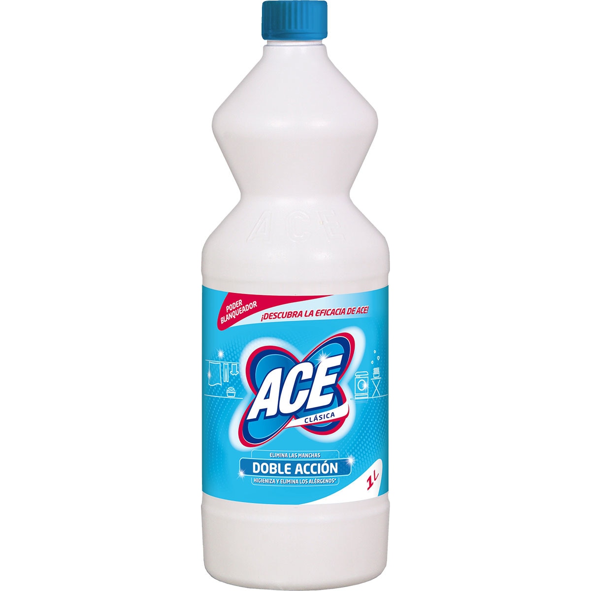 Regular bleach for clothes bottle 1 l · ACE · Supermercado El Corte Inglés