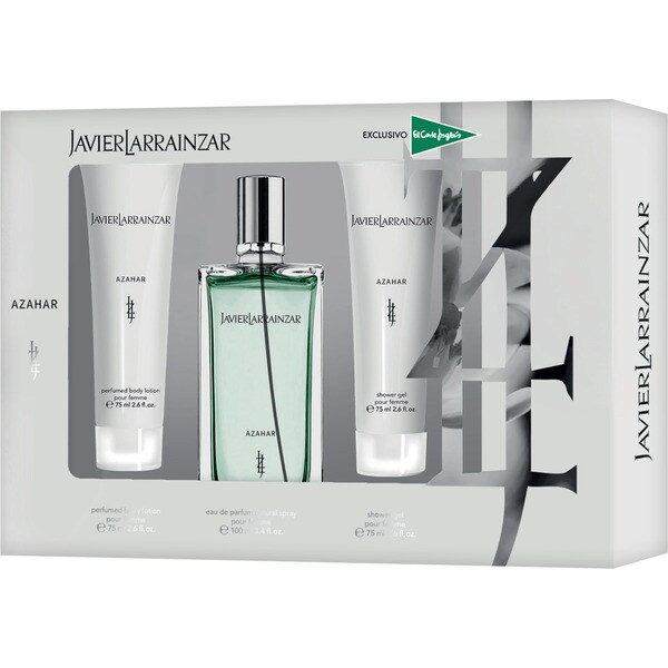 JAVIER LARRAINZAR Azahar estuche con eau de parfum femenina natural spray 100 ml + gel de ducha tubo 75 ml + loción corporal tubo 75 ml