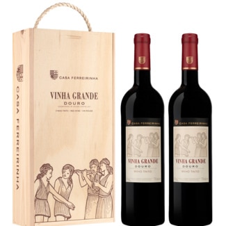 Vinha Grande Conjunto 2 Vinhos Tinto do Douro Casa Ferreirinha garrafa 75 cl