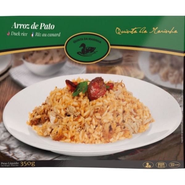 Arroz de Pato Caseiro embalagem 350 g