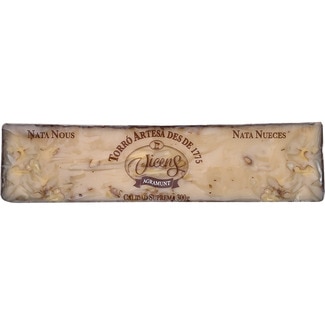 VICENS turrón de nata y nuez Calidad Suprema tableta 300 g