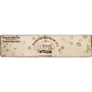 VICENS Turrón mit Joghurt und Pistazien Tafel 300 g