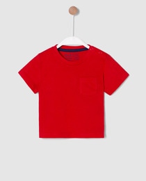 kids plain red t shirt