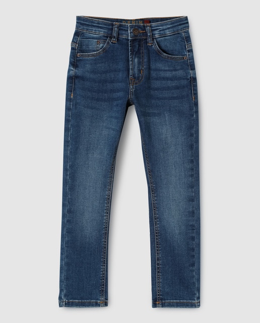 Pantalón de niño skinny azul