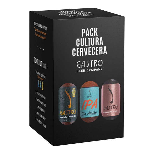 Pack 6 cervezas artesanas Cultura Cervecera by Gastro