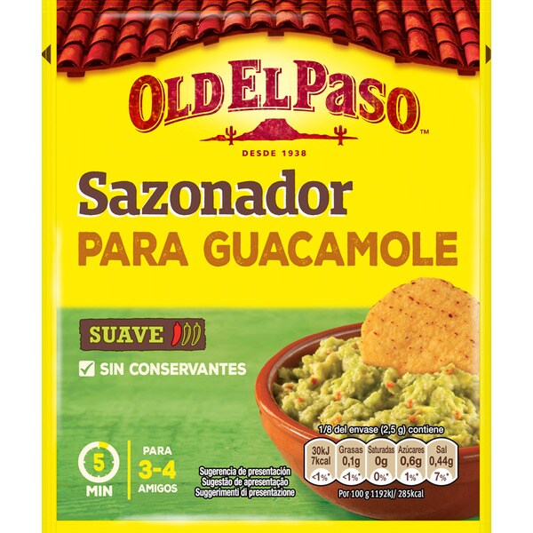Comprar Guacamole Seasoning Mix embalagem 20 g · Old El Paso