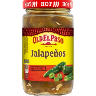 Old El Paso Sliced Jalapenos frasco 215 g