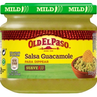 Old El Paso Molho Guacamole frasco 320 g