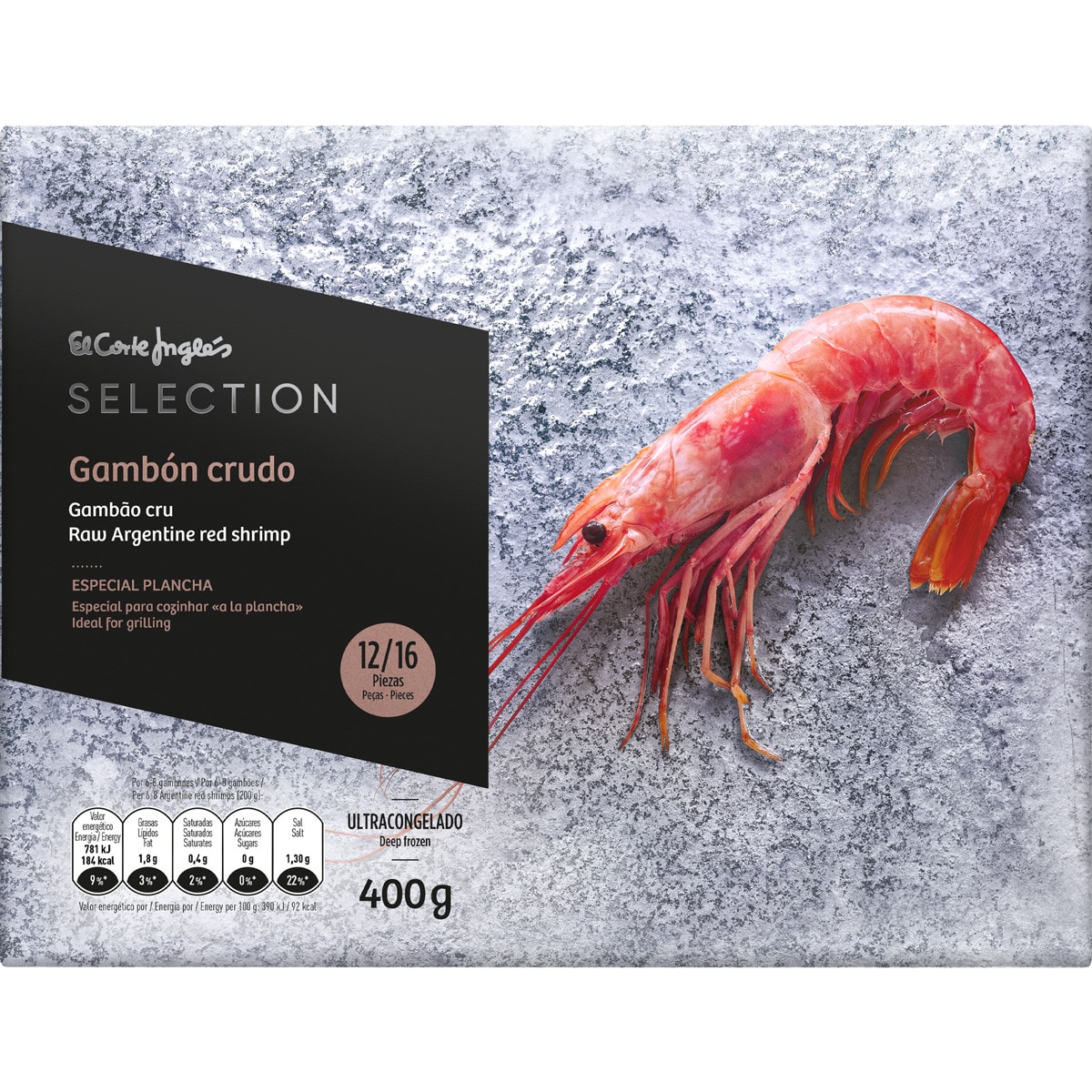 gambón crudo 12-16 piezas