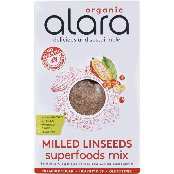 Linhaça Moída com Superalimentos sem Glúten Biológica embalagem 500 g