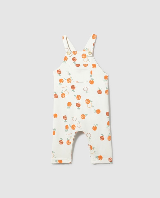 Salopette Bebe Garcon Blanche Motif Oranges Dulces Gallery Mode El Corte Ingles