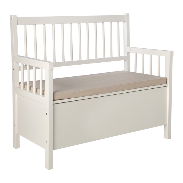 Banco de madera White Mini Home - El Corte Inglés