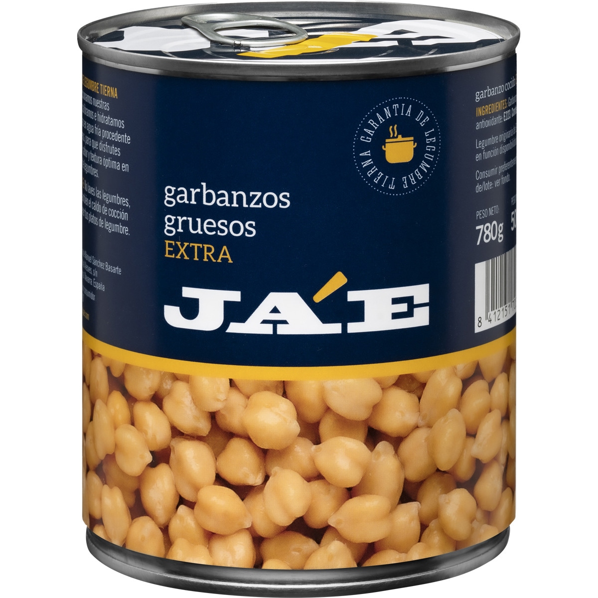 Comprar Garbanzos cocidos extra al natural lata 500 g neto escurrido