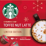 Limited Edition Toffee Nut Latte coffee case 6 capsules + 6 milk capsules compatible with Dolce Gusto