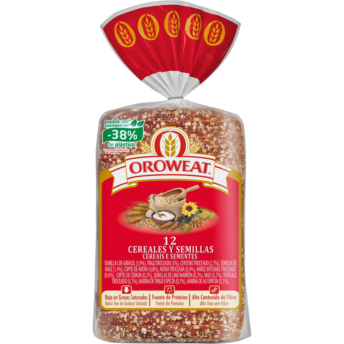 Comprar Pan De Molde Cereales Y Semillas Grano Completo Bolsa G