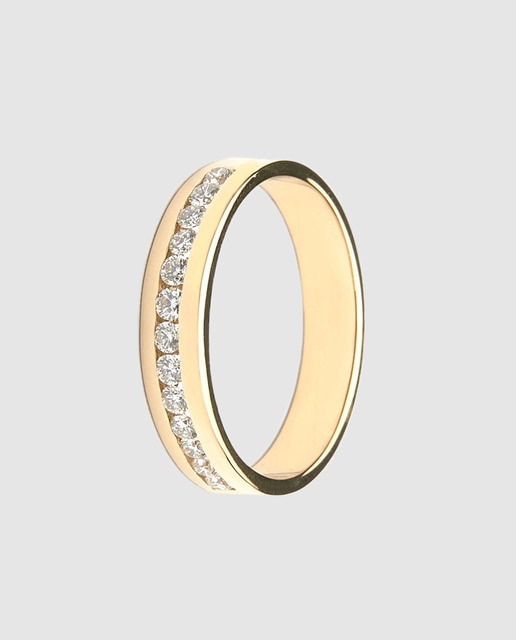 Anillo Diamonds by El Corte Inglés de oro y diamantes