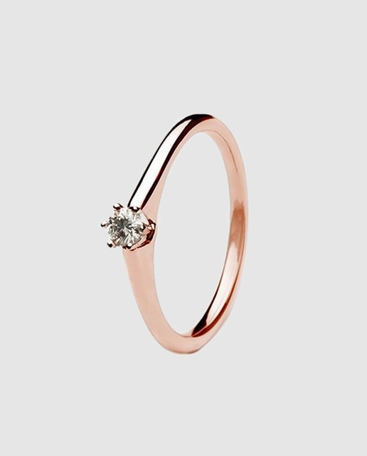 Anillo Diamonds by El Corte Inglés de oro y diamante