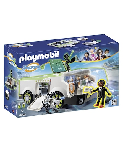 Vehículo camaleón con el agente Gene Playmobil Super 4
