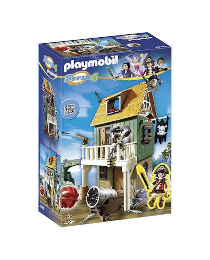 Fuerte pirata camuflado Ruby Playmobil Super 4