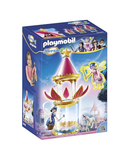 Torre Flor Mágica con caja musical y Twinkle Super 4