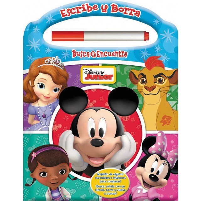 Pintar y borrar disney junior welf