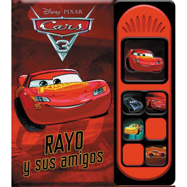 Libro musical 7 botones cars 3 lsd: Rayo y sus amigos