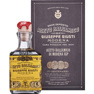 GIUSEPPE GIUSTI Aceto Balsamico 4 Medaillen 15 Jahre aus Modena g.g.A. Flasche 250 ml