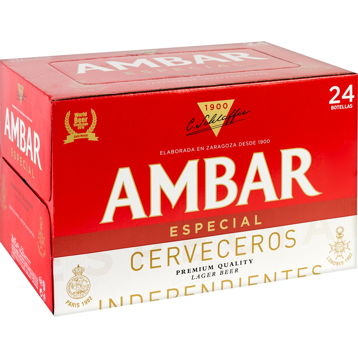 Special Spanish Lager 24pack bottles 25 cl · AMBAR · Supermercado El