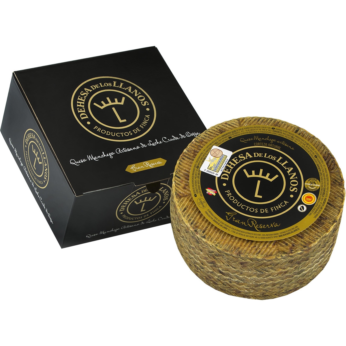 Gran Reserva mature fullfat artisan sheep's cheese PDO Queso Manchego