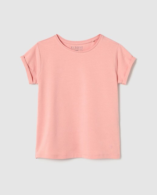 plain coral t shirt