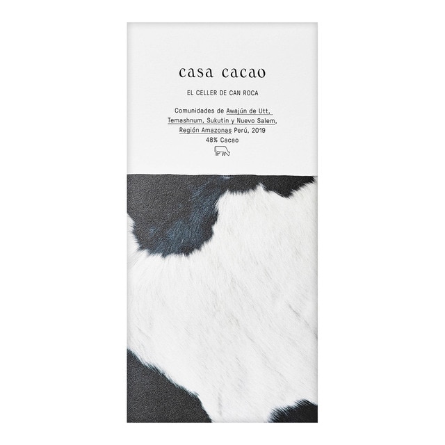 Tableta de chocolate leche 48% Perú Casa Cacao El Celler de Can Roca