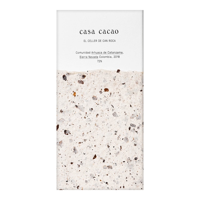 Tableta de chocolate negro 72% Colombia Casa Cacao El Celler de Can Roca