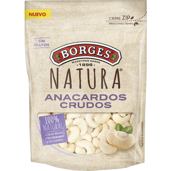 Kaufen Rohe Cashewnusse Glutenfrei Behalter 120 G Borges Supermercado El Corte Ingles