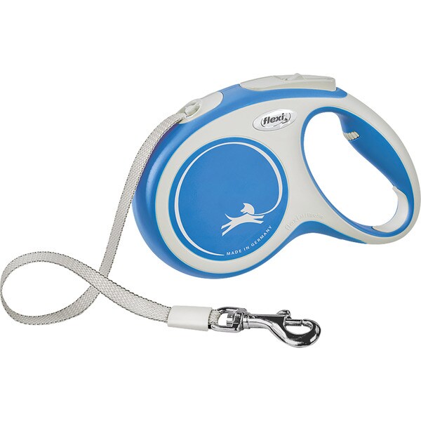 New Comfort correa extensible para perros azul y blanca talla M 5 m unidad