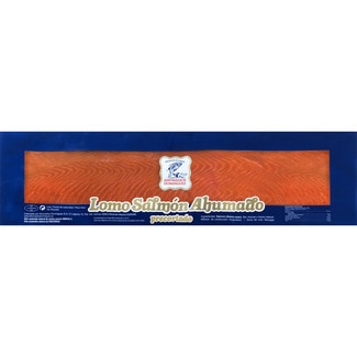 AHUMADOS DOMINGUEZ lomo de salmón ahumado precortado en lonchas peso aproximado pieza 700-1 kg