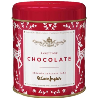 Chiostro di Saronno Panettone de Chocolate Edição Especial El Corte Inglés lata 100 g