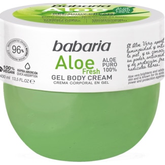 Babaria Creme para o Corpo Aloe embalagem 400 ml