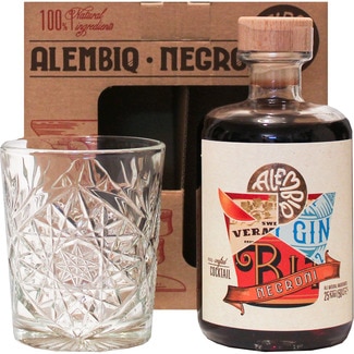 ALEMBIQ Negroni vermouth bottle 50 cl + glass