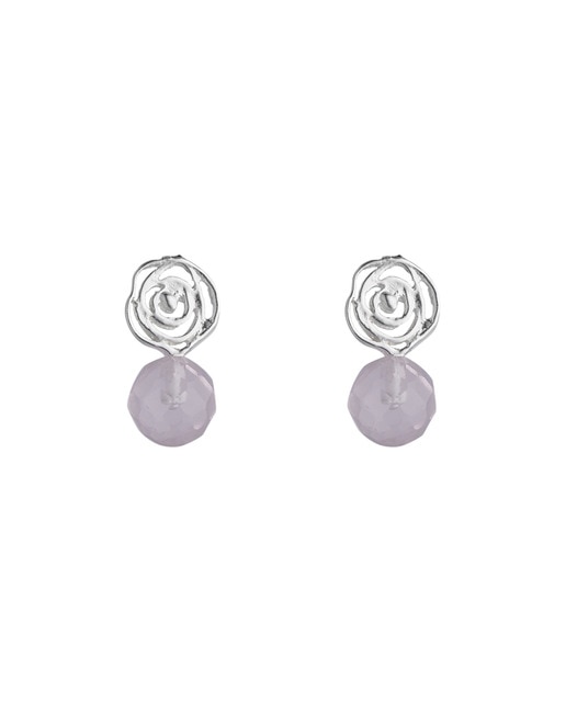Pendientes Flor Amatista
