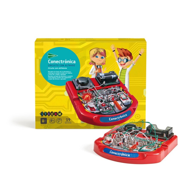Kit de electrónica Circuito con altavoz de 19 experimentos Conectrónica  El Corte Inglés
