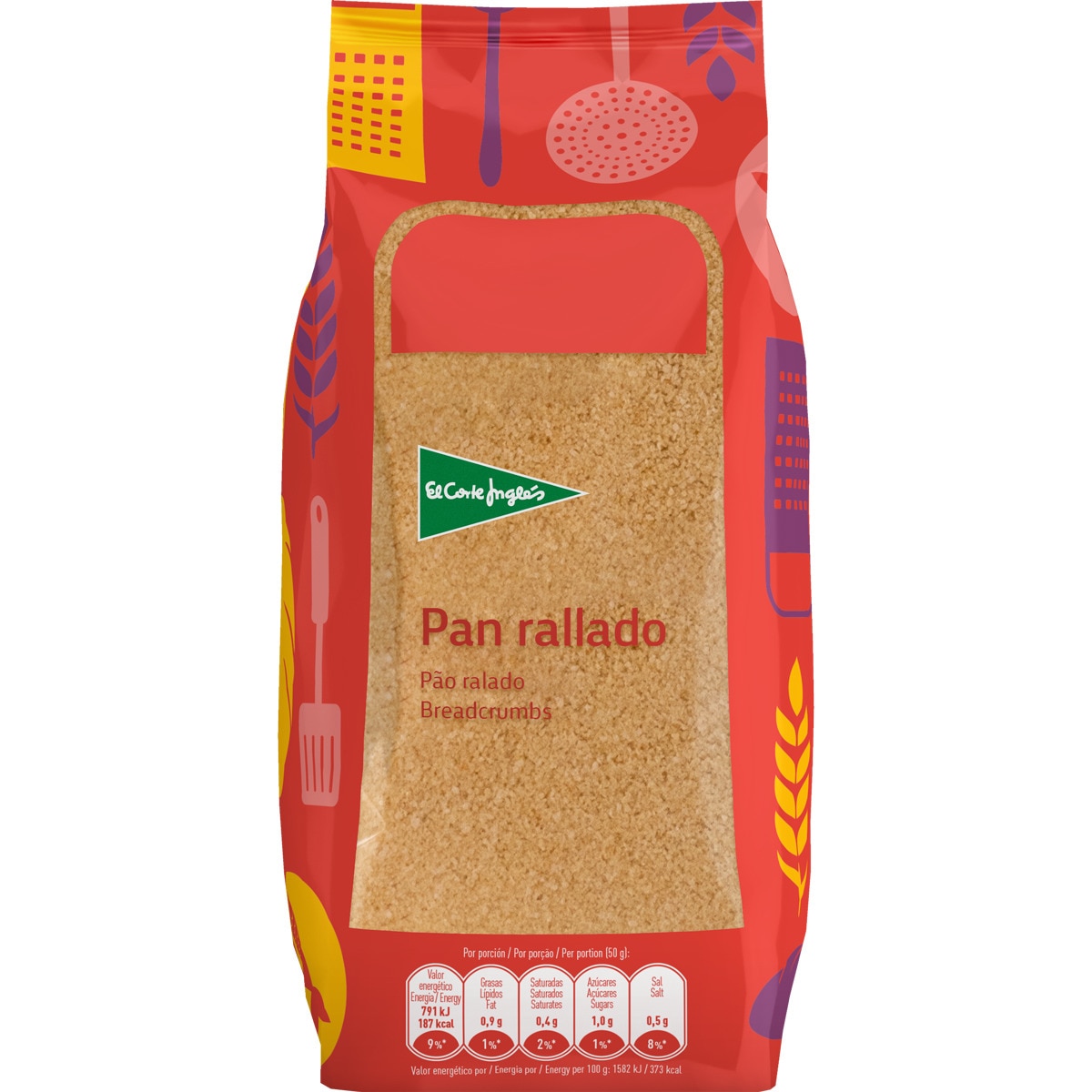 Comprar Pan rallado bolsa 750 g · EL CORTE INGLES · Supermercado Supermercado Hipercor